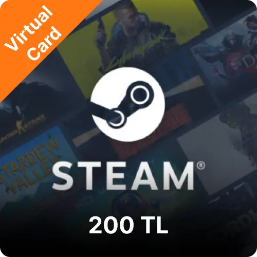 Steam Cüzdan Kodu 200 TL - Steam Cüzdan Kodu Satın Al